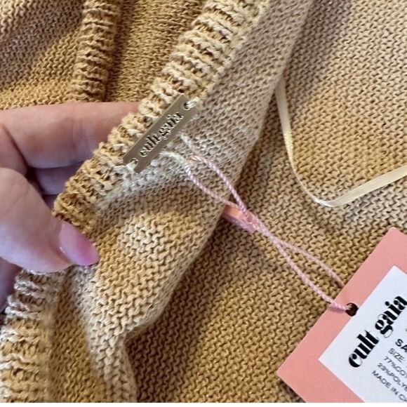 Cult Gaia Salima Knit Dress in Sand - Picture 6 of 11